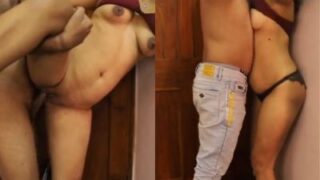Desi Tante Puasin Memeknya Sama Tukang Delivery, Sampe Minta Lagi