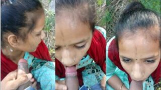 Punjaban Ngewe Di Luar, Mulut Nempel Di Kontol