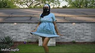 Mahasiswi Hijab Jogging Di Tempat Umum, Kasih Blowjob Demi Duit